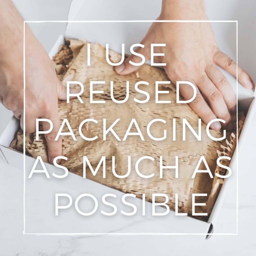 ♻️  REUSED PACKAGING ♻️